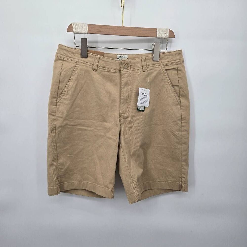 L.L. Bean Women's Shorts Size 10 Chino Bermuda 9" Inseam New